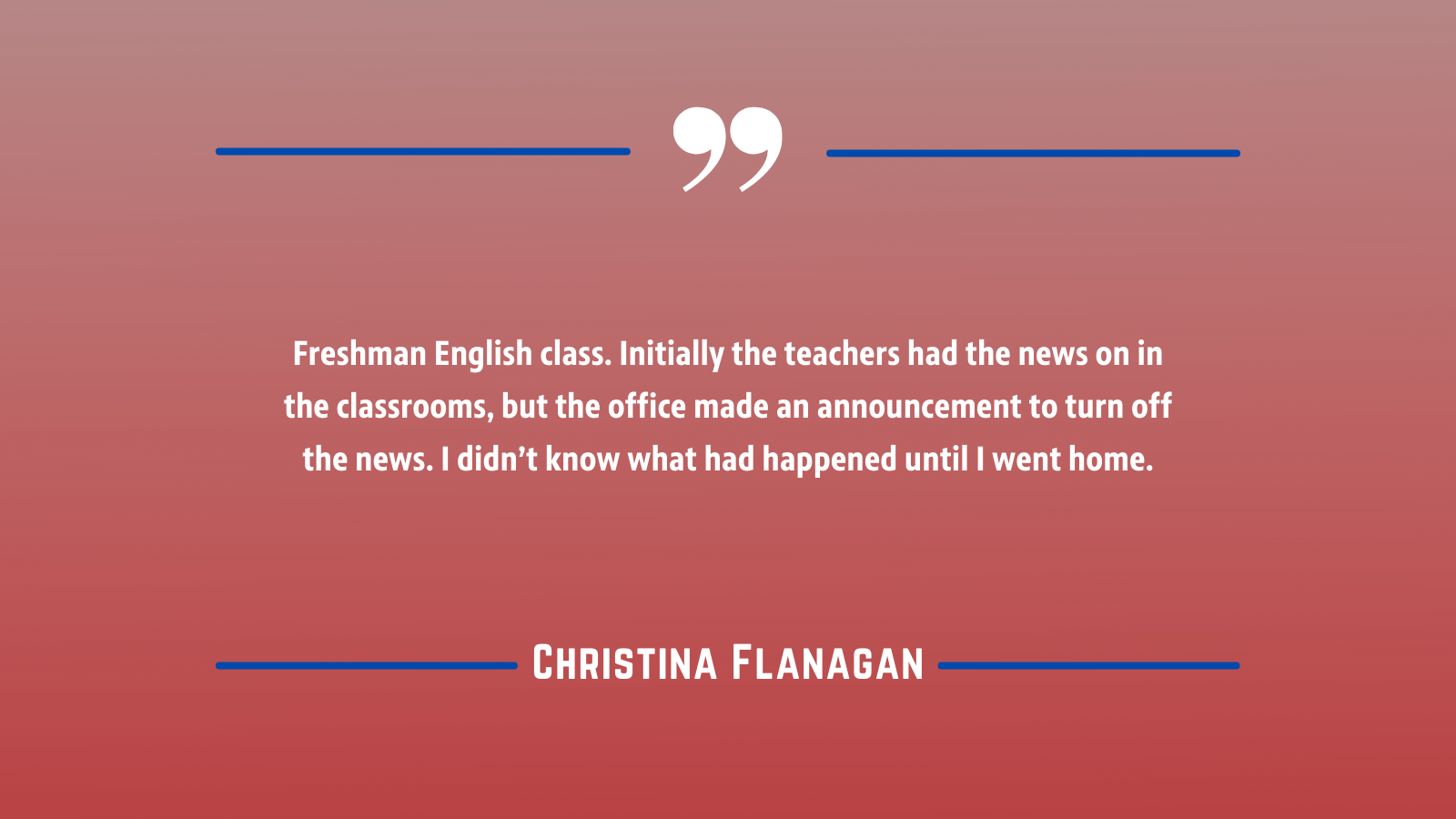 September 11 - Christina Flanagan