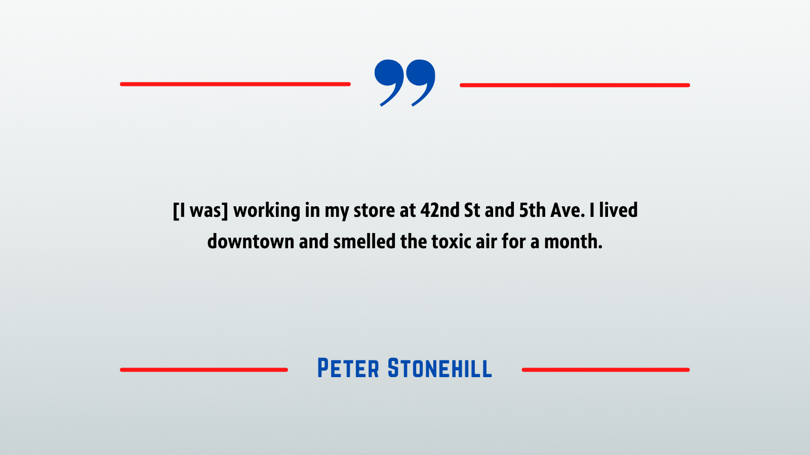 September 11 - Peter Stonehill