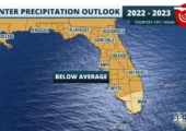 A dry, warm winter is likely for Florida as La Niña continues for the third year in a row