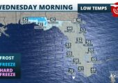 First freeze of the season expected tonight for parts of Florida
