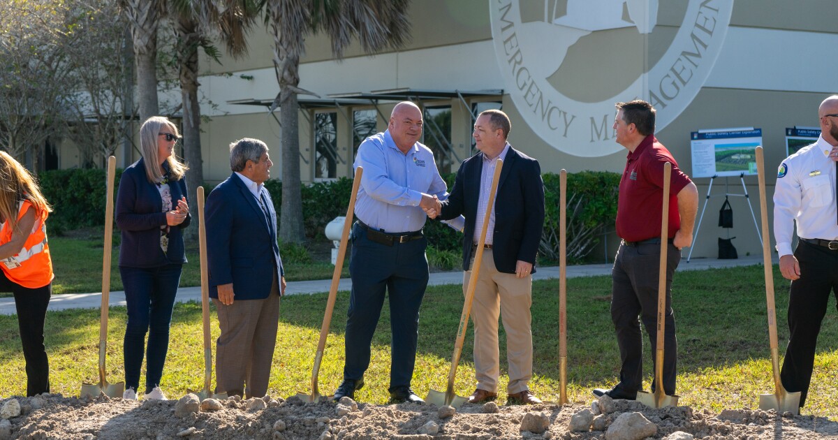 Going up! Lee County breaks ground for addition to EOC