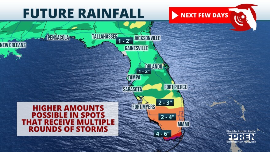 Widespread rain for Florida Friday and Saturday, local flooding and severe cells possible