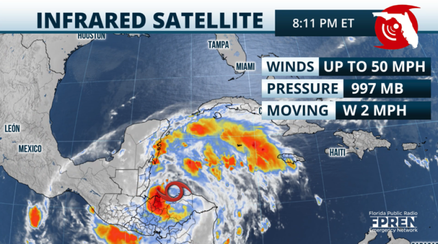 Sara’s barely moving; how will it impact Florida next week?